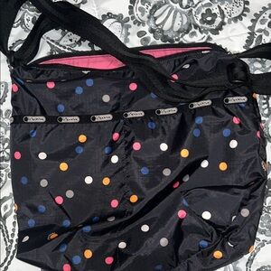 LeSportsac Multicolor Polka Dot Shoulder Bag